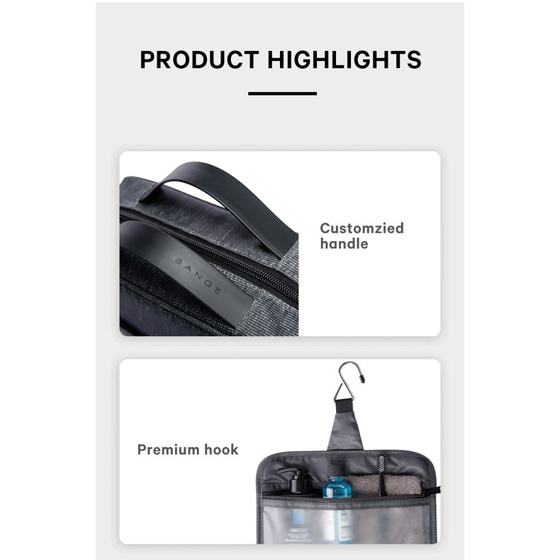 Bange Toiletry Plus Travel Pouch Hanging Large Volume Pouch Bag Travel Bag Make Up Pouch Waterproof Storage Bag