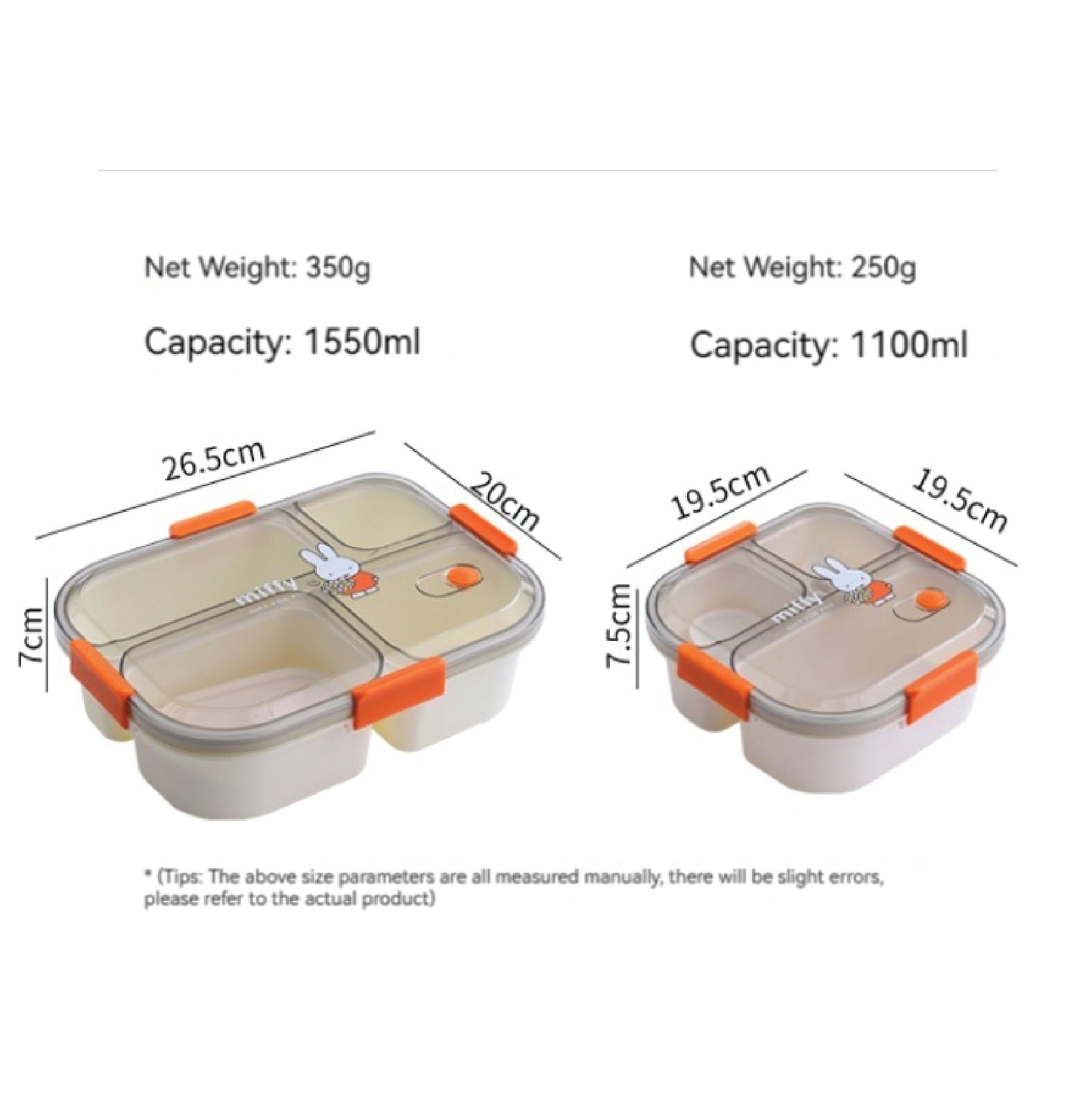 Miffy Cartoon Lunch Box - BH-ML 0530