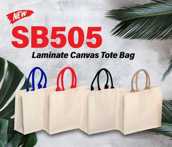 Laminated Canvas Tote Bag