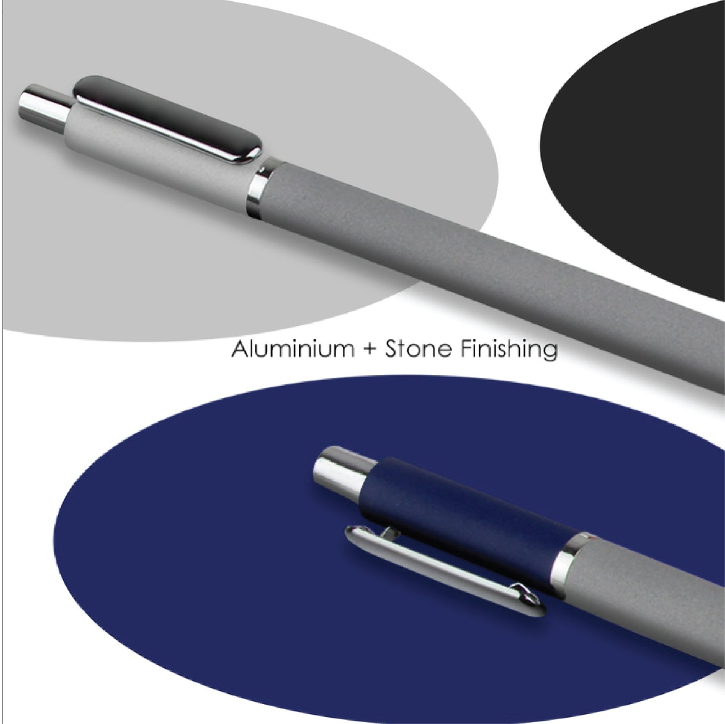 Stone-finish Metal Ball Pen - BH-990B