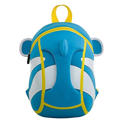 NOHOO Kid Clown Fish 3D Design Children Boy Travel School Bag Kindergarden Bag