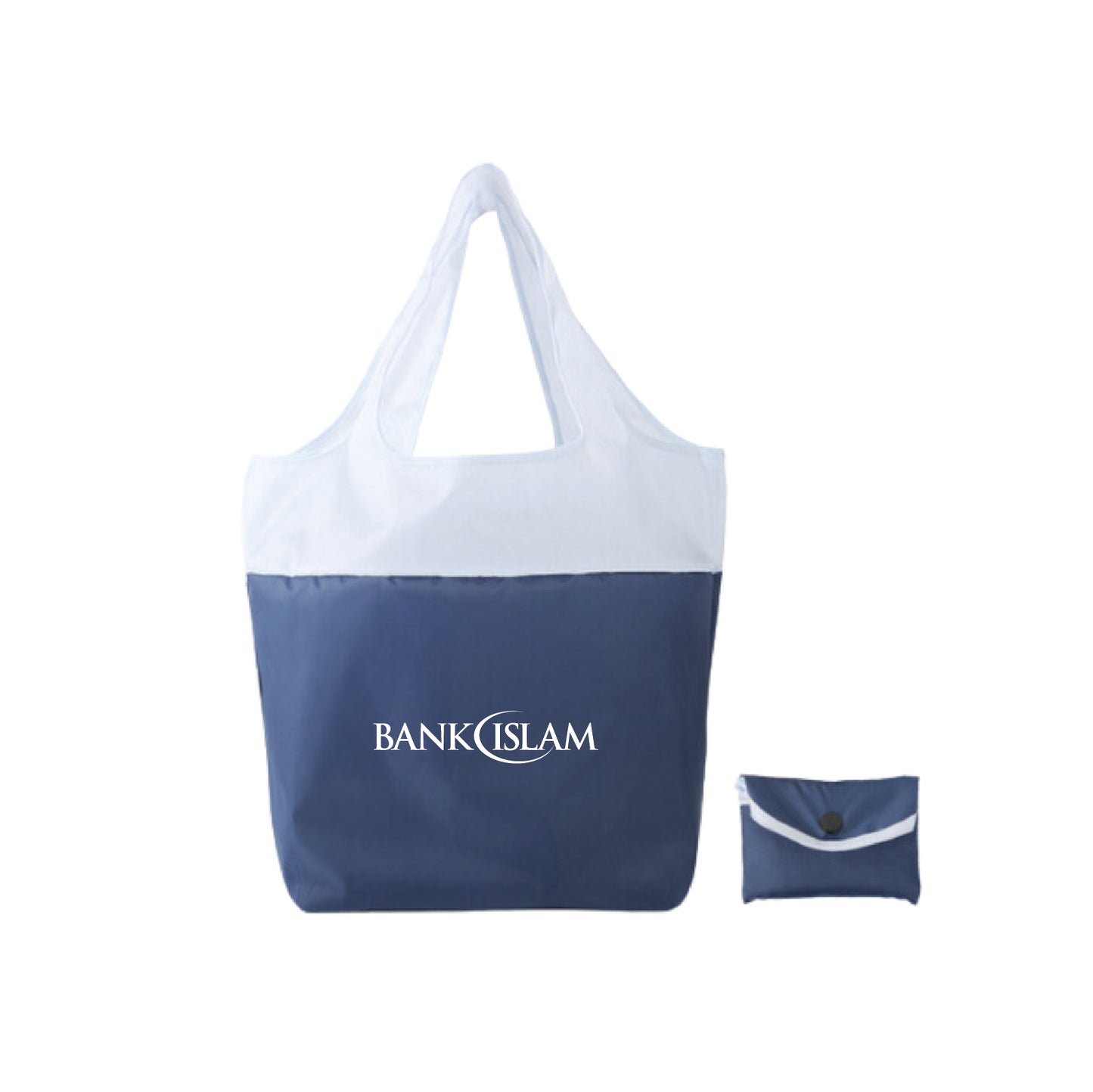 2 Tone Nylon Tote Bag  - BH-ML 0910