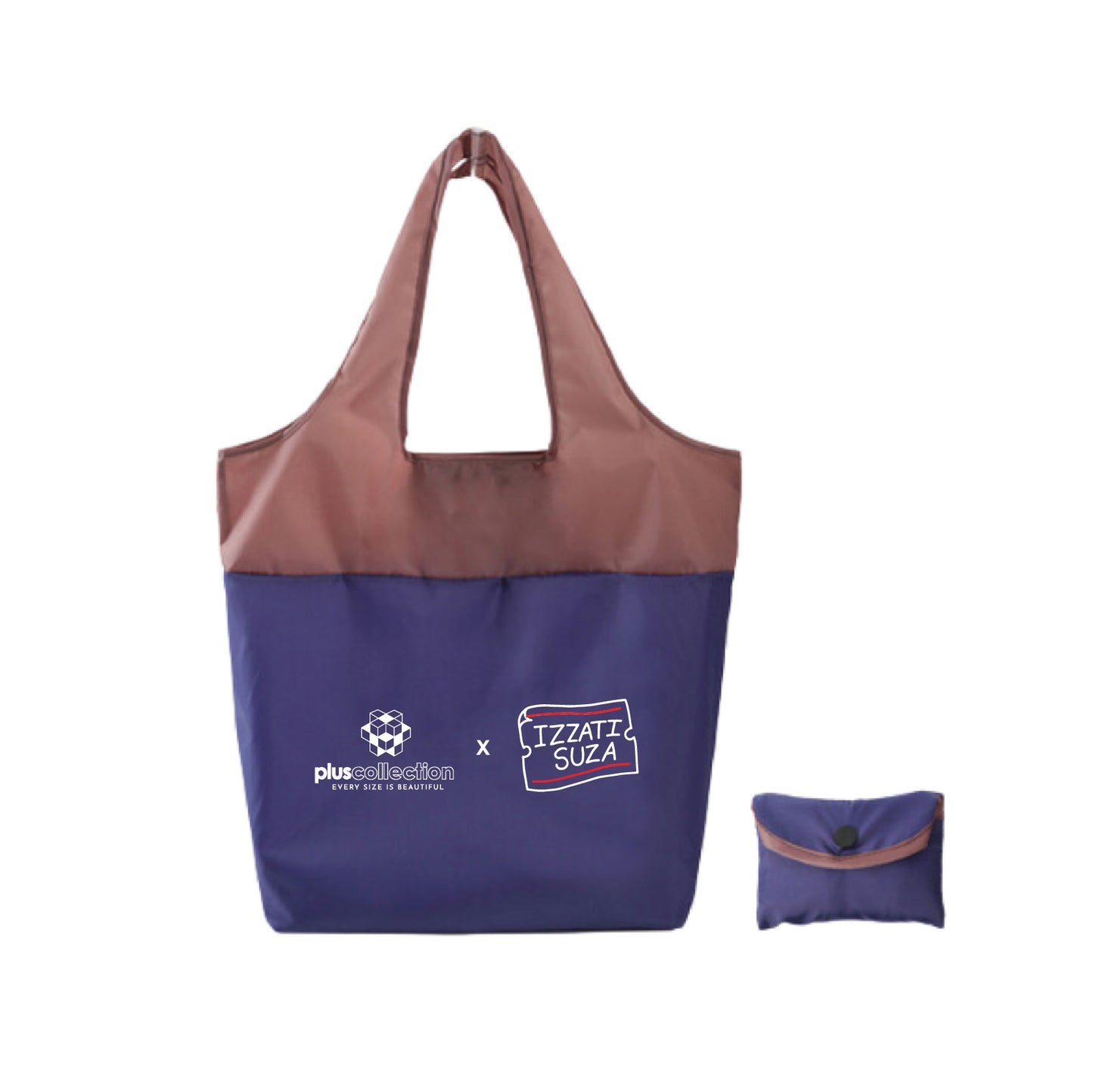 2 Tone Nylon Tote Bag  - BH-ML 0910