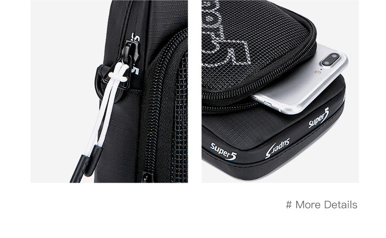 Super Streetwear - Netting Cross Body Sling Bag (Portrait)