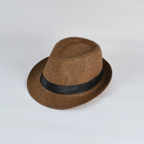 Unisex Hat Fedora Trilby Wide Brim Straw Cap - BH-SC 1210