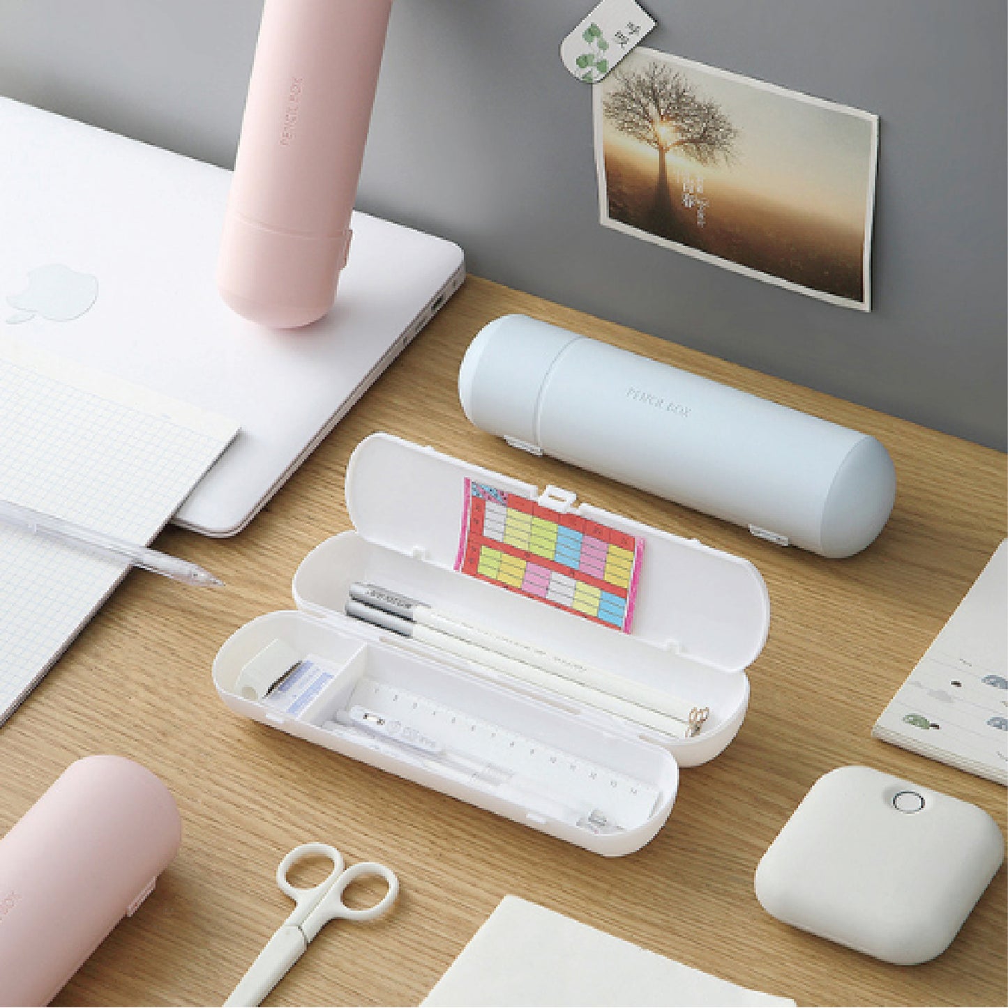 Double Layer Circular Pencil Case - BH-PC 1300