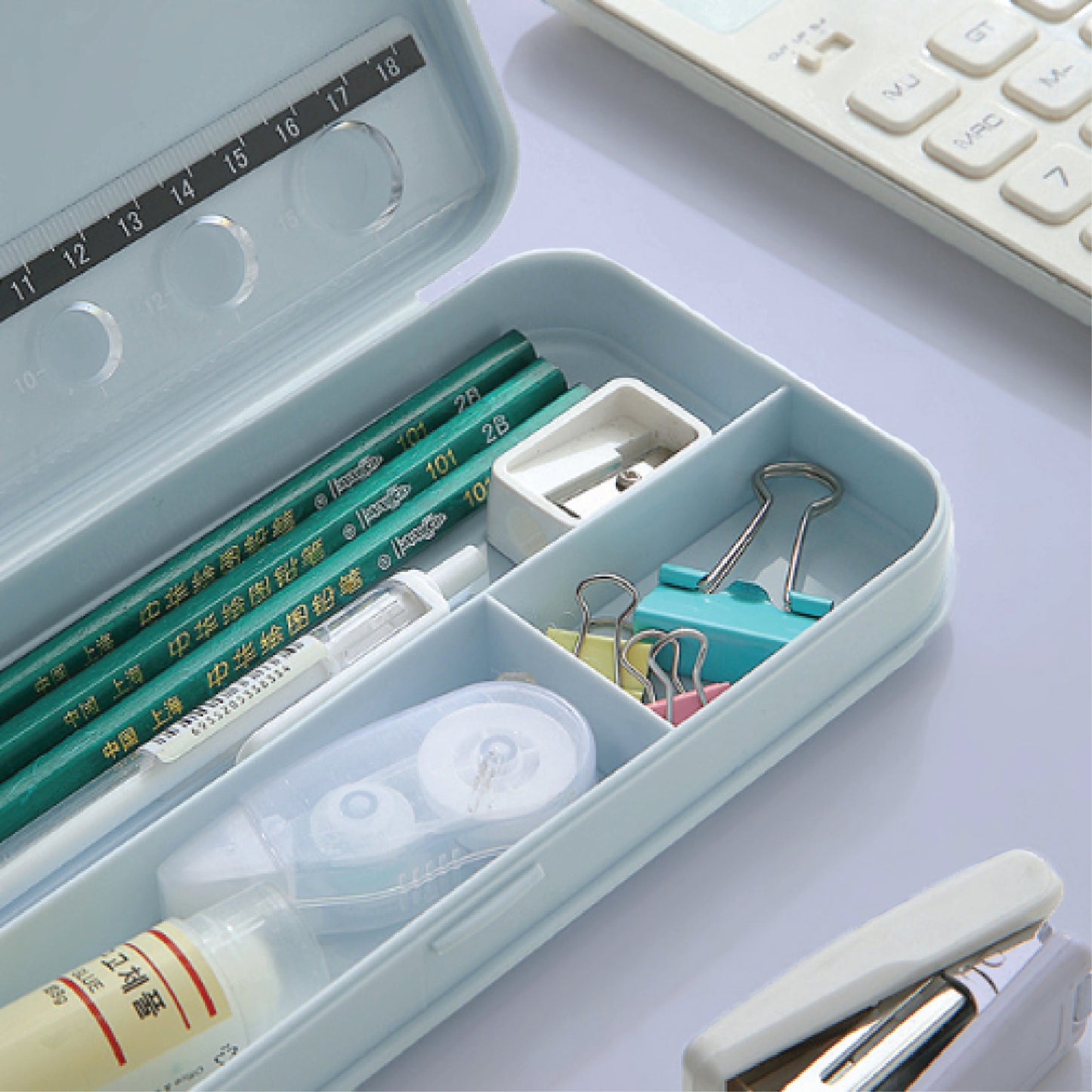 Macaron Colour Stationery Pencil Box - BH-MP 1310