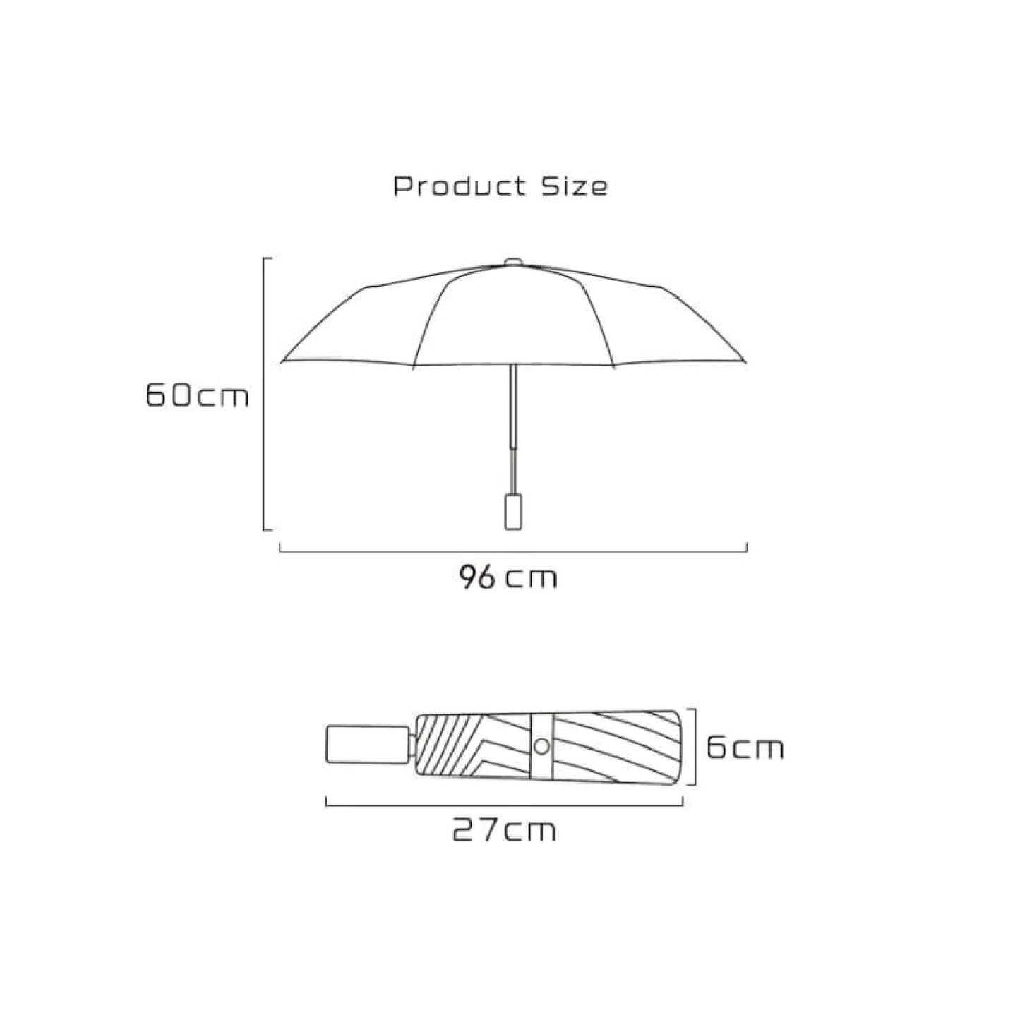 Wood Handle Umbrella - BH-WH 0720