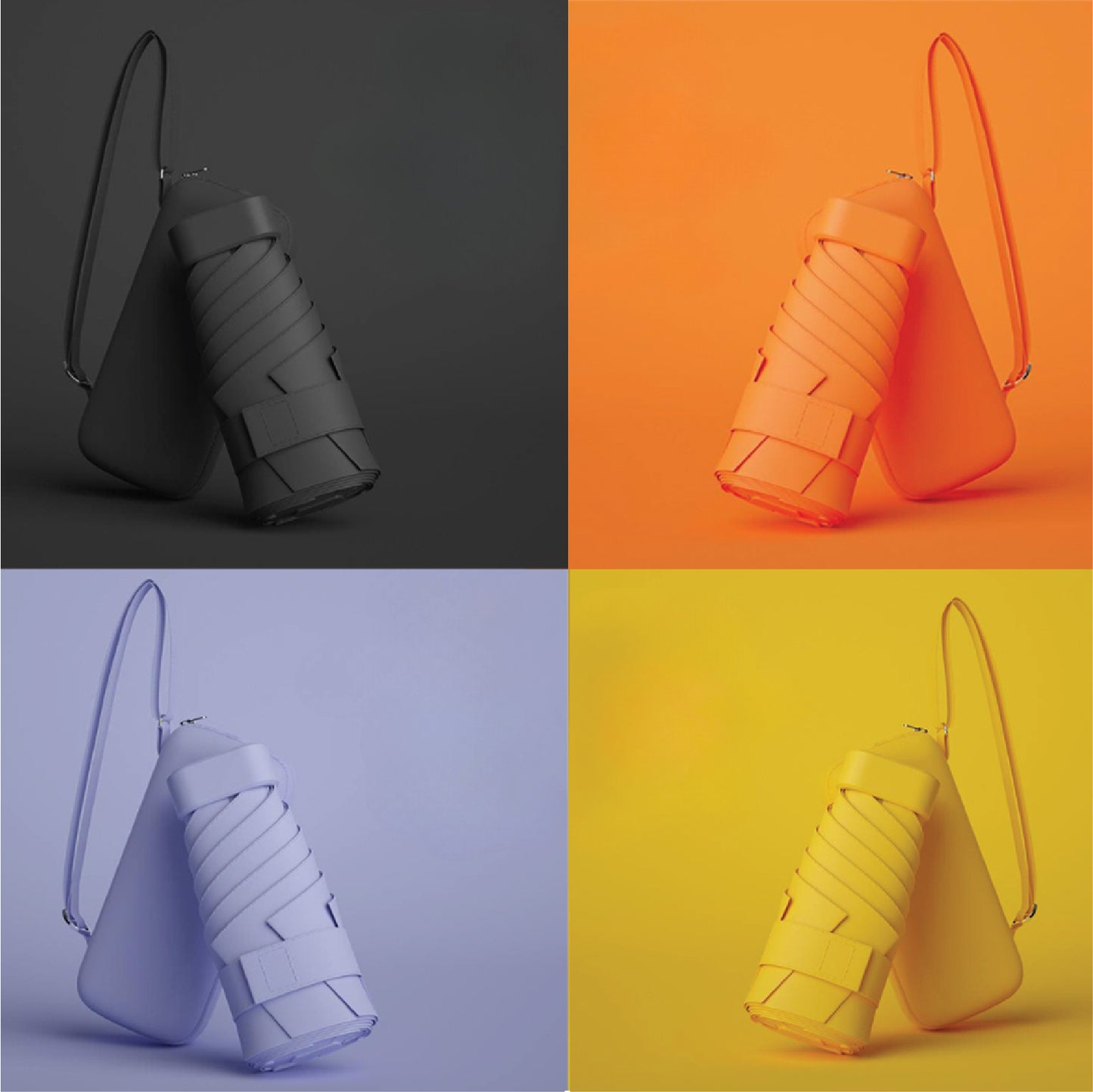 Flat Fold Mini Umbrella - BH-CM 0750