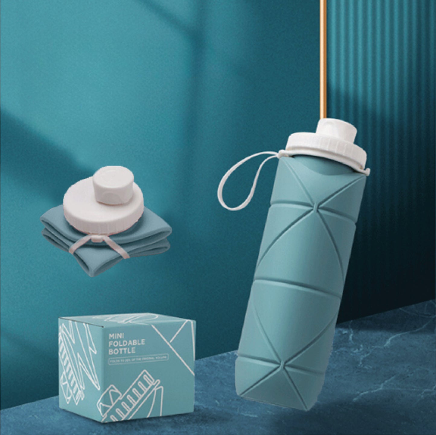 Collapsible Silicone Water Bottle - BH-TC 0819