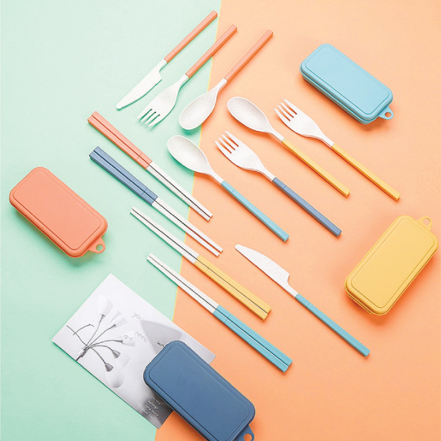 Cutlery Set Wheat Straw - BH-CT 0503