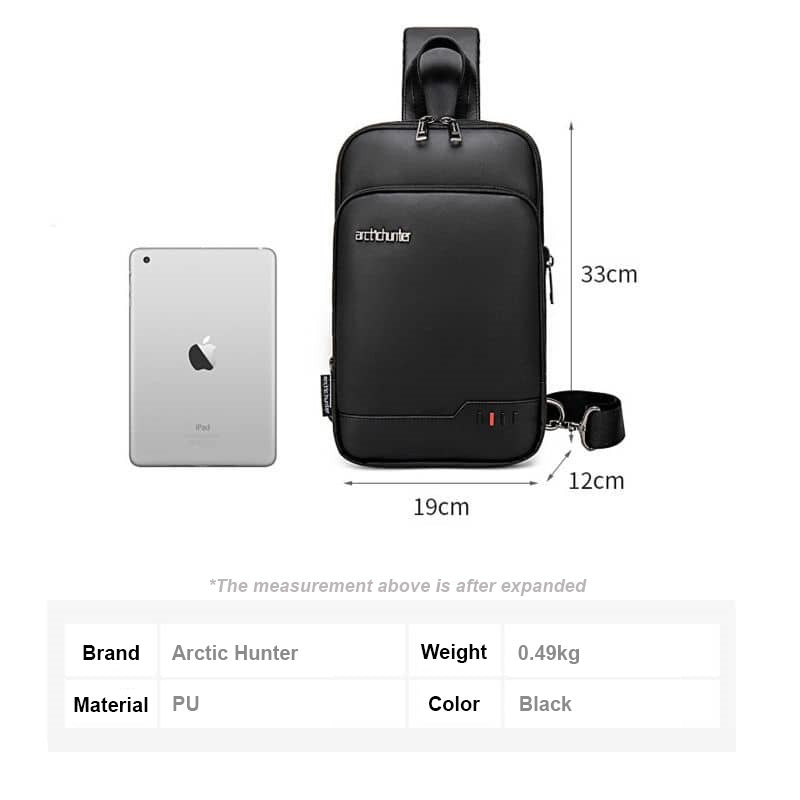 Arctic Hunter i-Slimmest Sling Bag (9.7" Tablet)