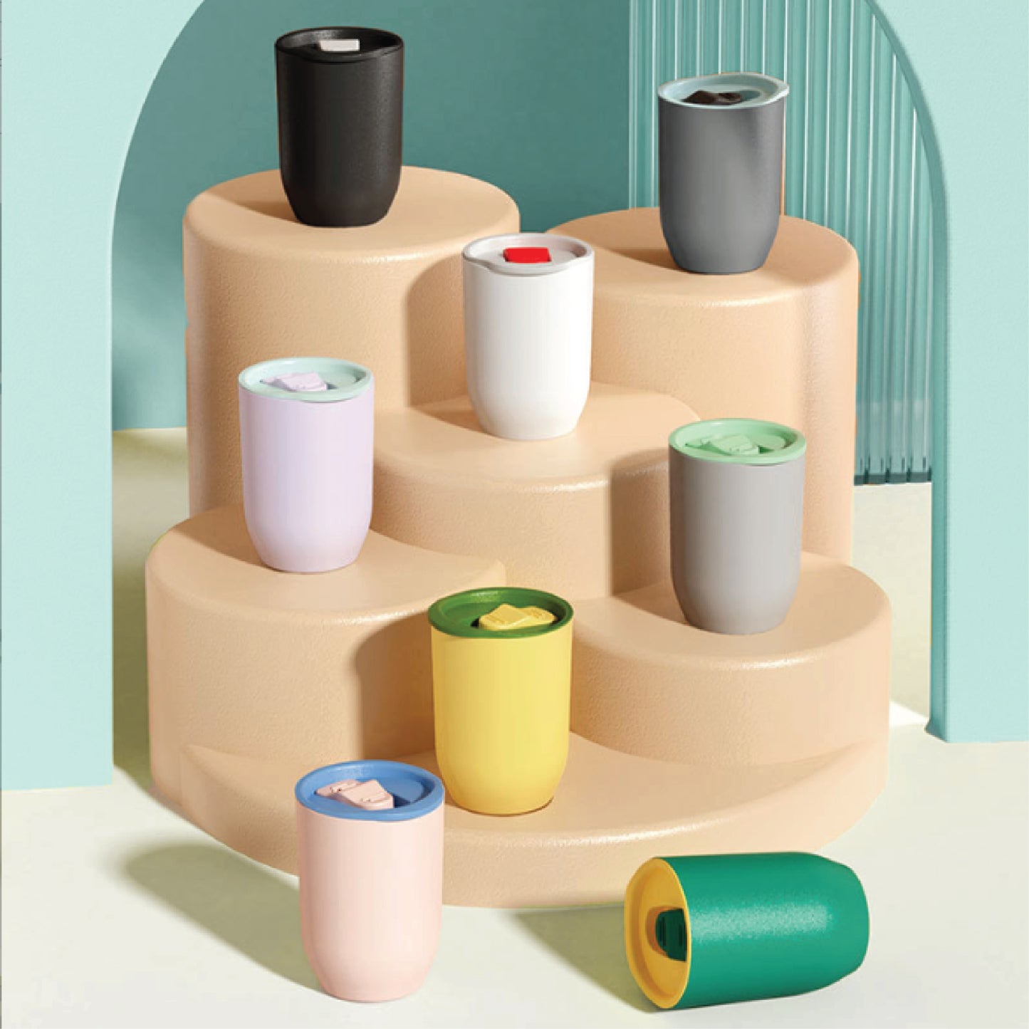 Reusable Insulated Travel Mug with Lid - BH-TC 0818