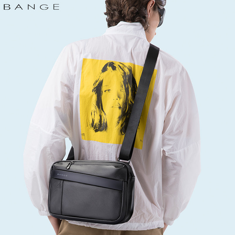 Bange Cabbie Multiple Compartment Big Capacity Crossbody Sling Bag