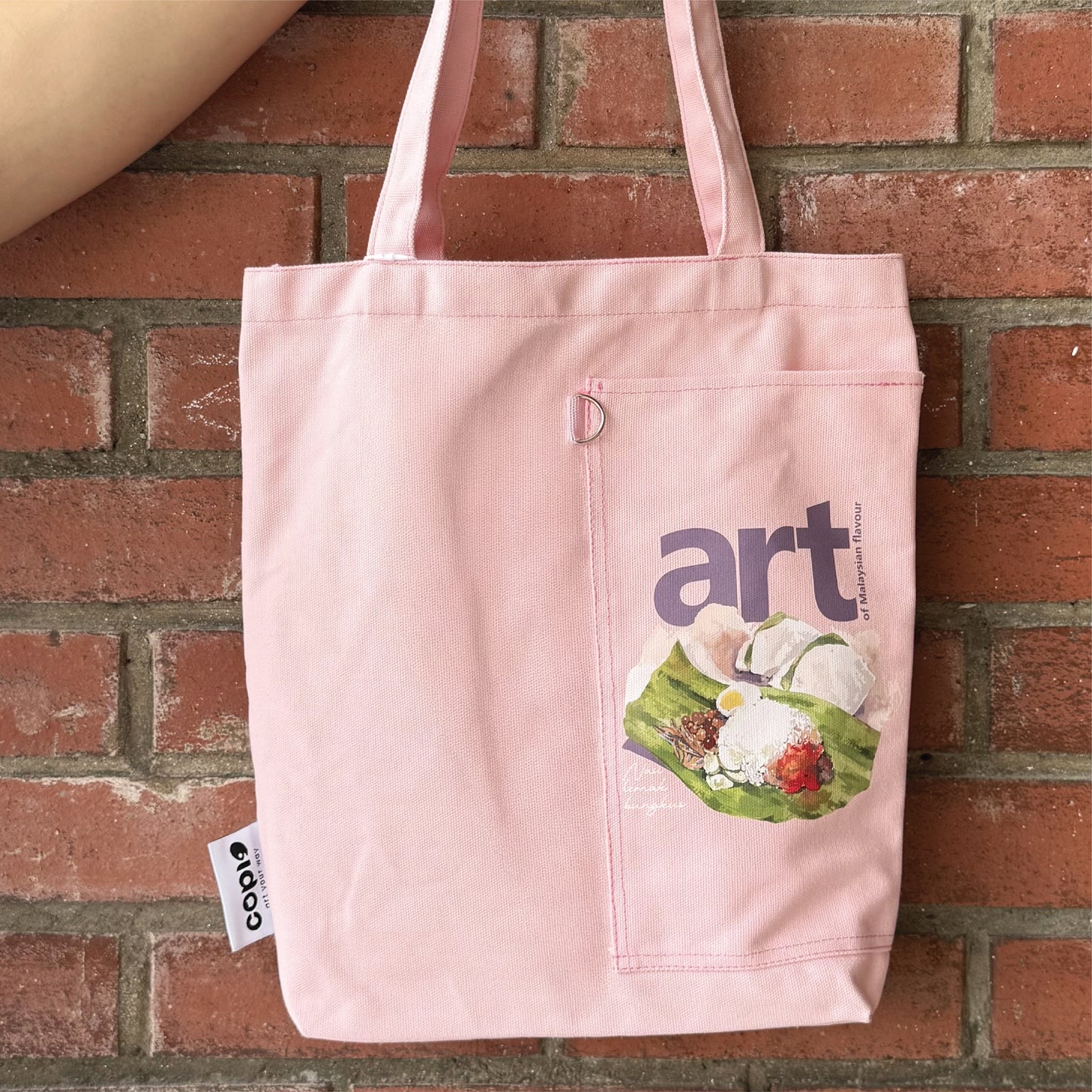 Tote Bag Nasi Lemak - Pink