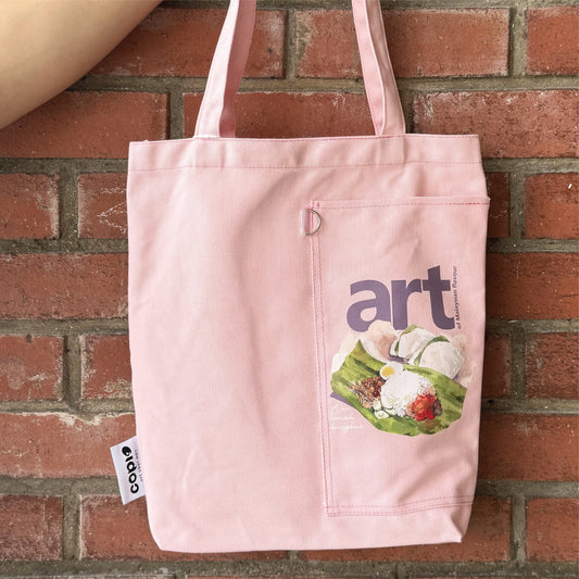 Tote Bag Nasi Lemak - Pink