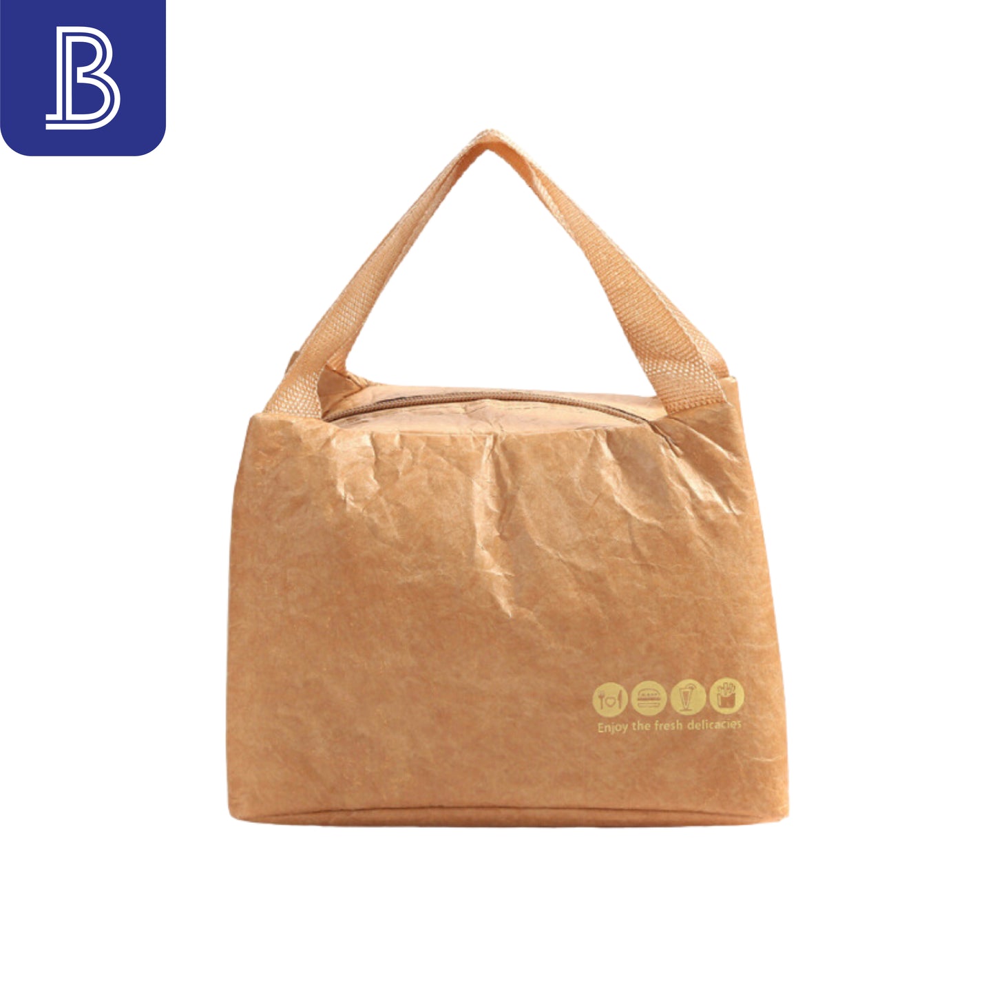 Reusable Paper Lunch Bag D