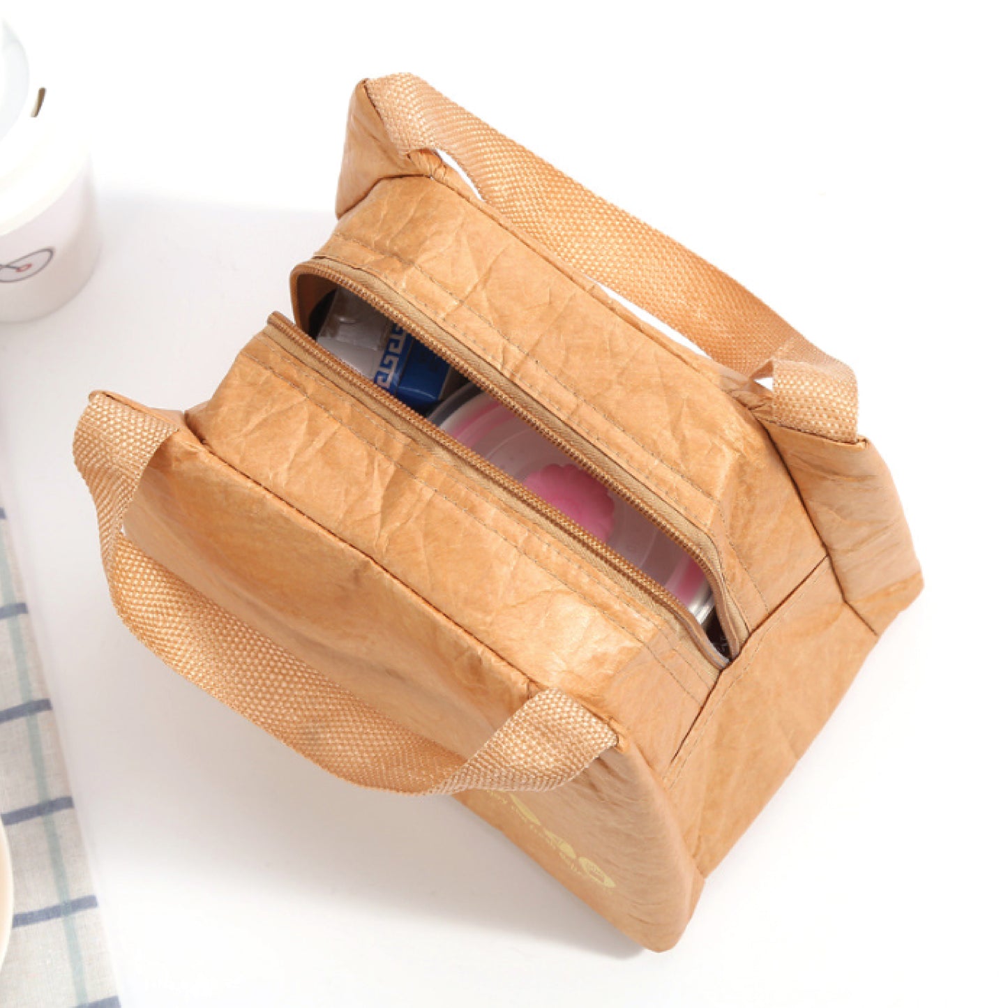 Reusable Paper Lunch Bag D