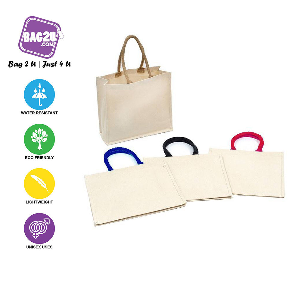 Laminated Canvas Tote Bag