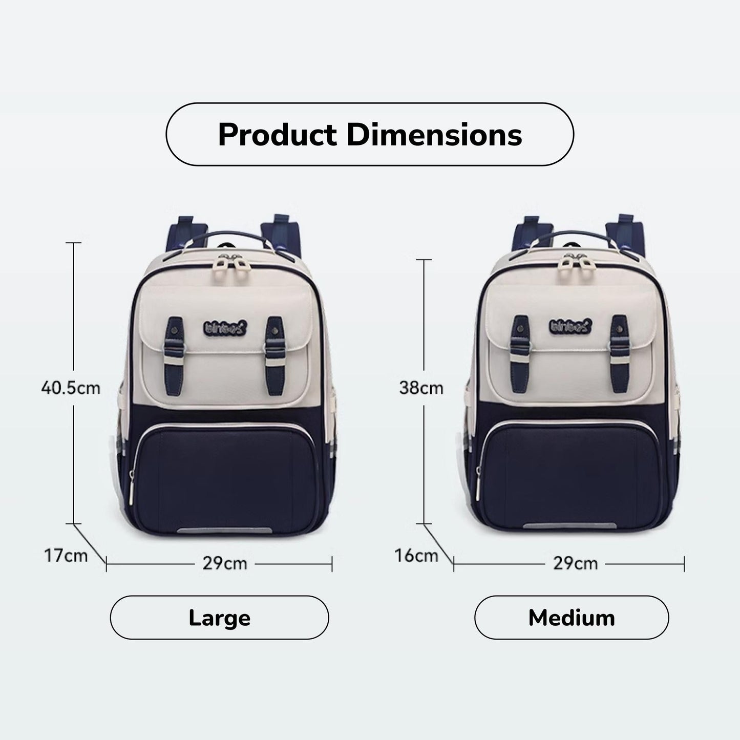 Sun Eight x Binbes Imperioz Ergonomic Spine Protection Primary School Bag with FLOATECH™ - Sun Eight