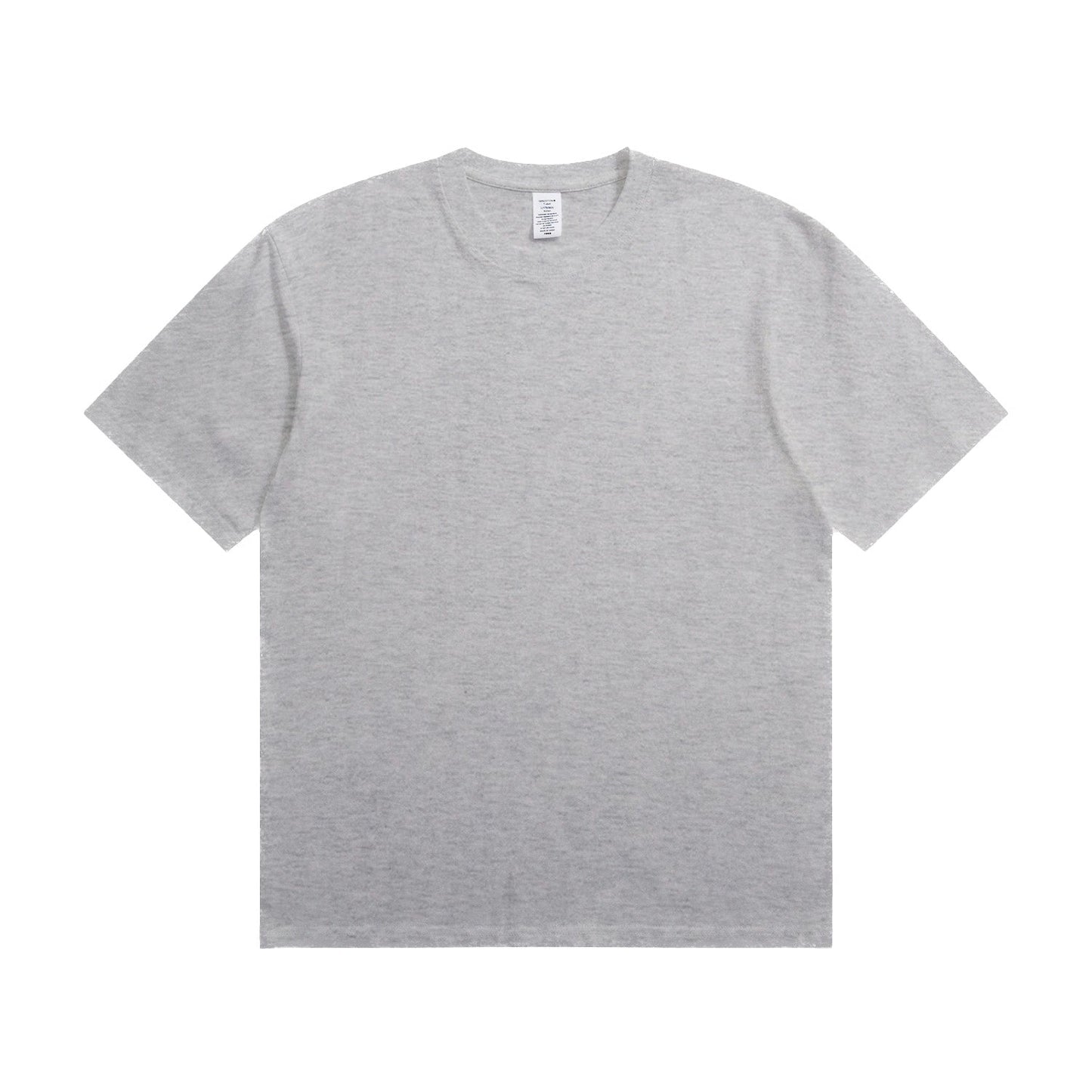 230G Adult Round Neck Short Sleeve T-Shirt - Heather Grey