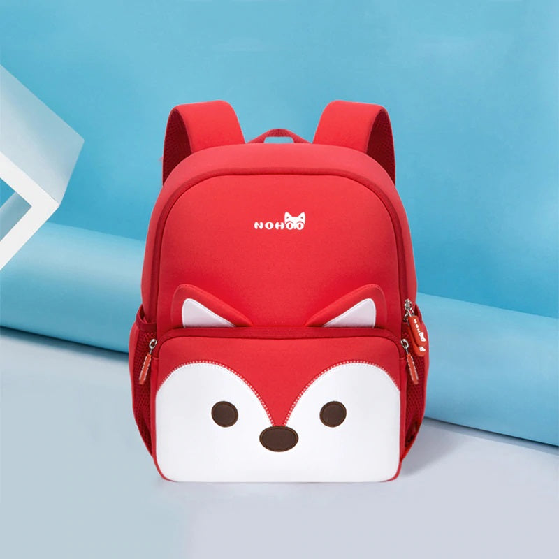 NOHOO Kid Foxy Red 3D Design Children Travel School Bag Beg Sekolah Bags A4