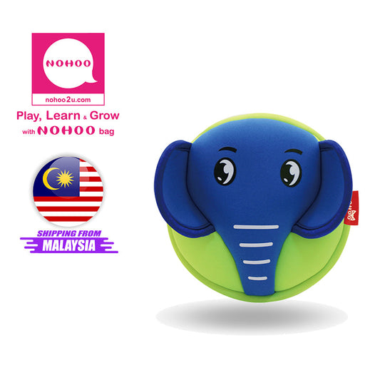 NOHOO Kid Elephant 3D Design Children Boy Sling Crossbody Travel Bag Preschool