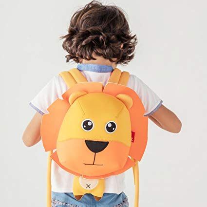 NOHOO Kids Harness Lion 3D Preschool Bag Toodler Bag Safety Harness Bag Travel