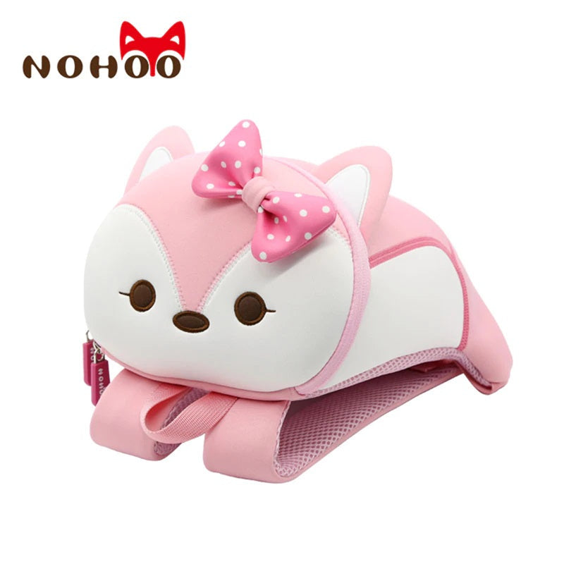 NOHOO Kids PINK LITTLE FOXY (New) Waterproof Harness Travel Newborn Cute Kids