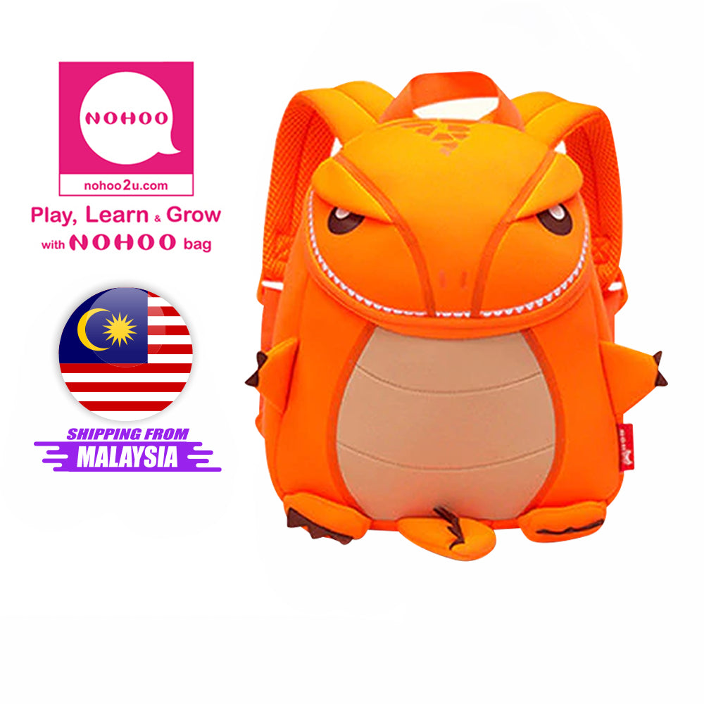 NOHOO Kid Big T-Rex 3D Design School Bag Waterproof School Backpack Bags Travels