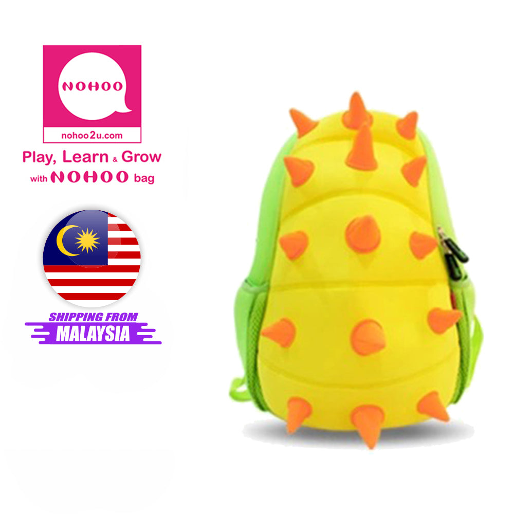 NOHOO Kid Spiky Dino Design Children Boy Travel School Bag Beg Sekolah Bags A4