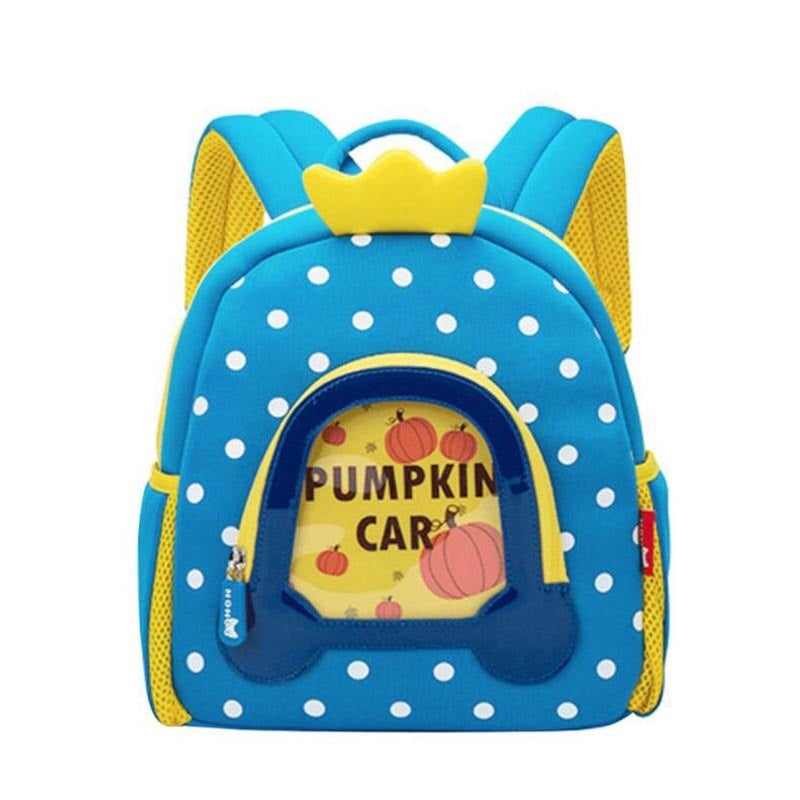 NOHOO Kid Pumpkin 3D Design Children Travel School Bag Waterproof Kindergarden