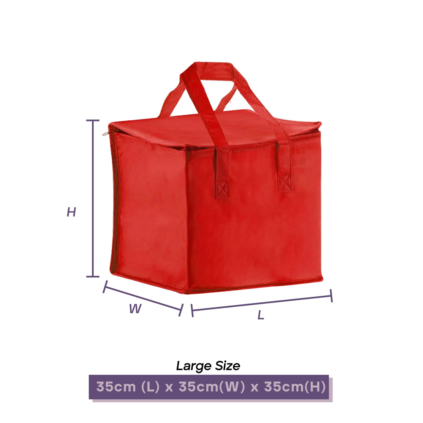 Bag2u【COOLER VER.3】Fresh Food Ice Bag Cooler Bag (L)