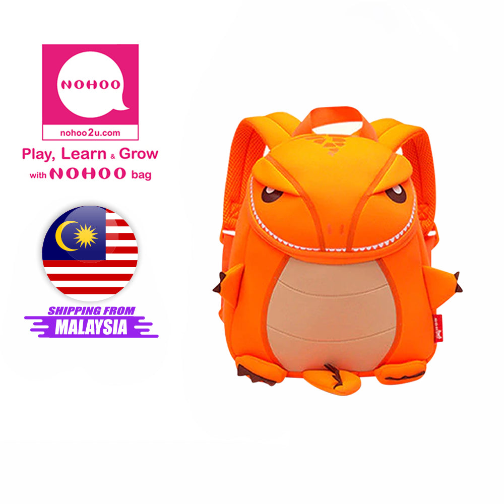 NOHOO Kid T-Rex small 3D Design School Bag Waterproof Preschool Backpack Bags Bags