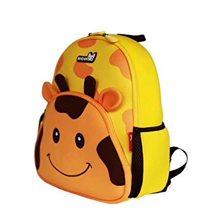 NOHOO Kid Giraffe 3D Design Kindergarden Bag Waterproof Preschool Backpack Bags