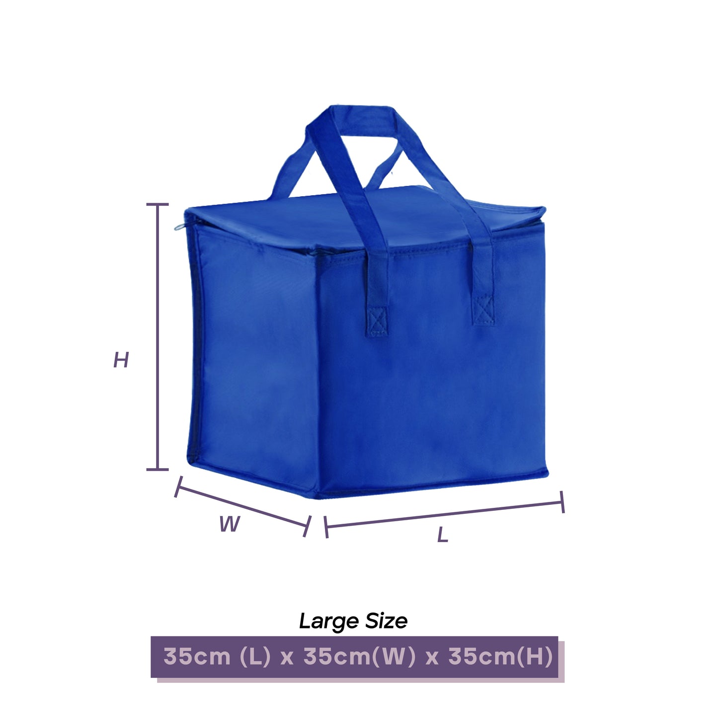 Bag2u【COOLER VER.3】Fresh Food Ice Bag Cooler Bag (L)