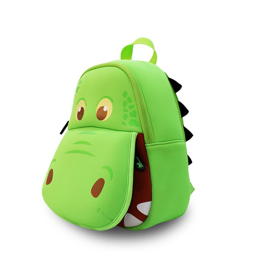 NOHOO Kid Hippo Mouth(New) 3D Design School Bag Waterproof Preschool Backpack Go