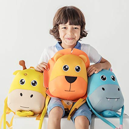 NOHOO Kids Harness Lion 3D Preschool Bag Toodler Bag Safety Harness Bag Travel