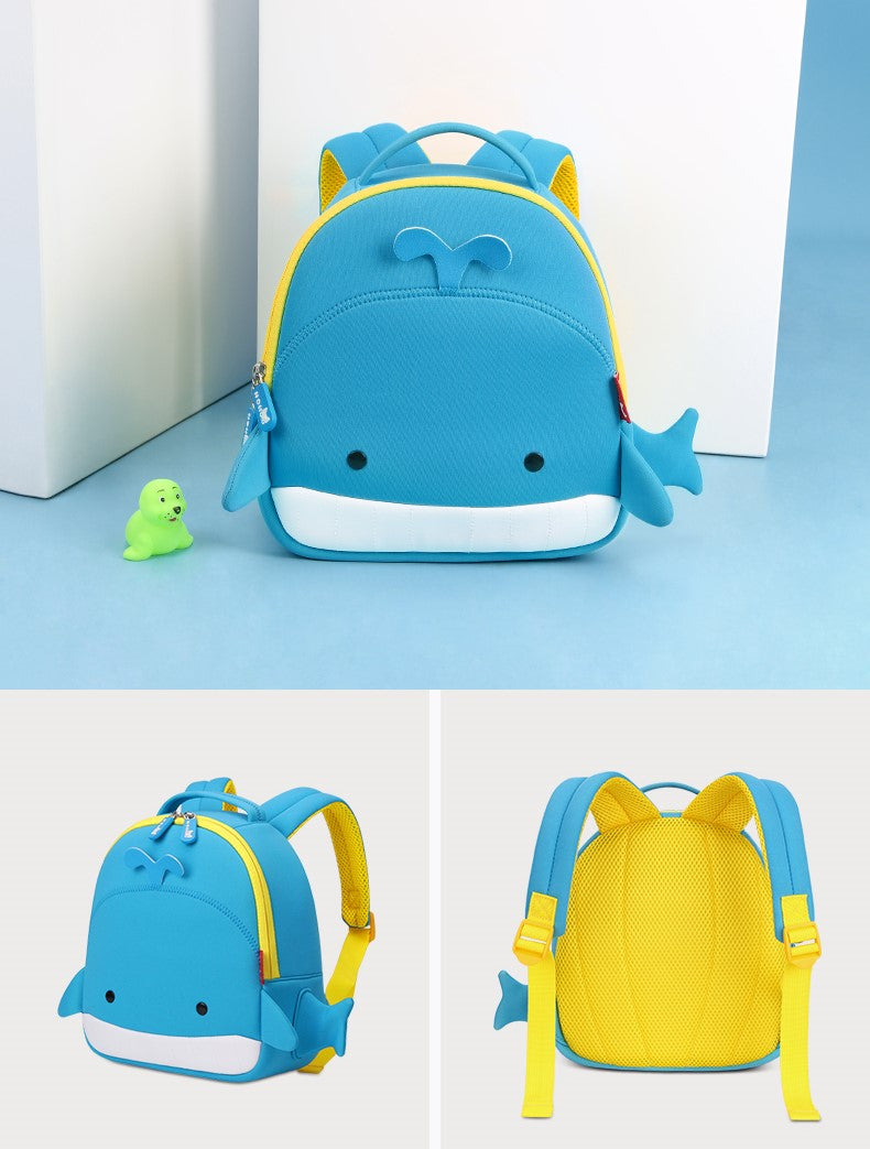 NOHOO Kid Backpack Whale (Blue)