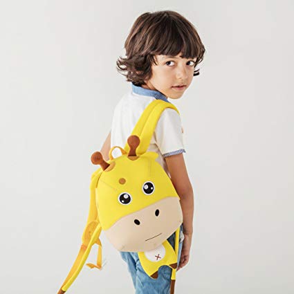 NOHOO Kids Harness Girraffe Preschool Bag Toodler Bag Safety Harness Bag Travel