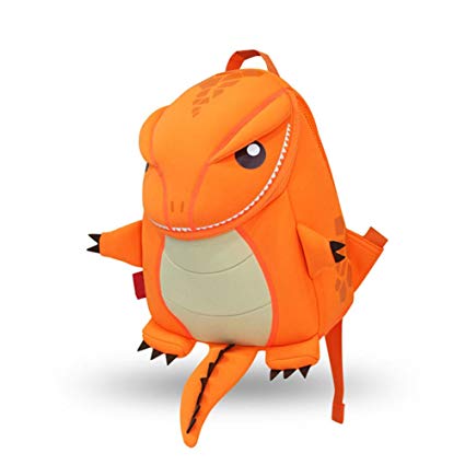 NOHOO Kid T-Rex small 3D Design School Bag Waterproof Preschool Backpack Bags Bags