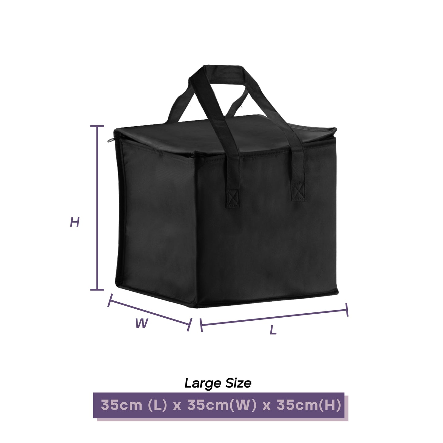 Bag2u【COOLER VER.3】Fresh Food Ice Bag Cooler Bag (L)