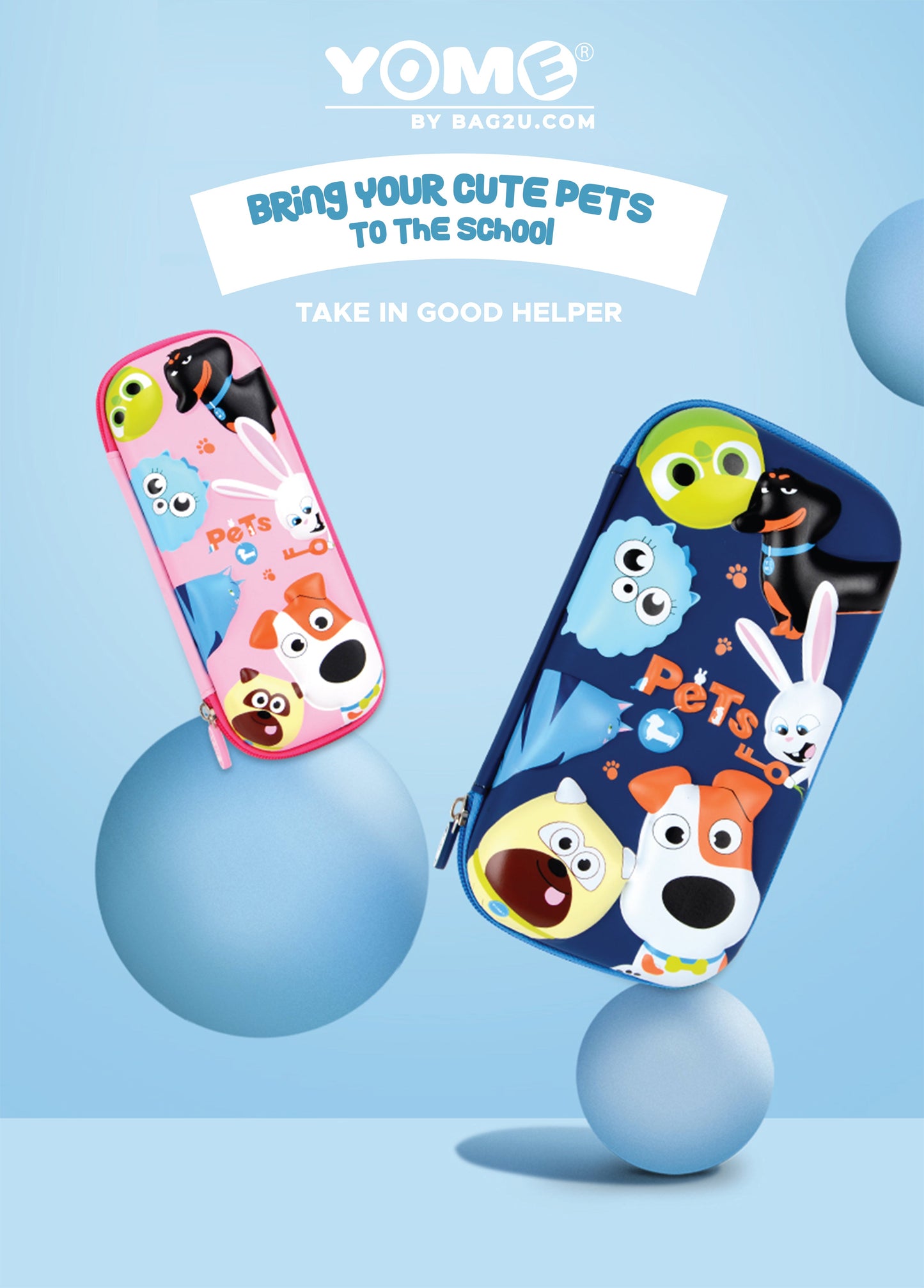 Yome Secret Pets Pencil Case