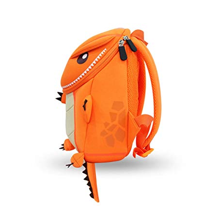 NOHOO Kid T-Rex small 3D Design School Bag Waterproof Preschool Backpack Bags Bags