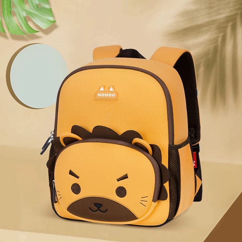 NOHOO Kids Backpack Big Lion (Yellow)