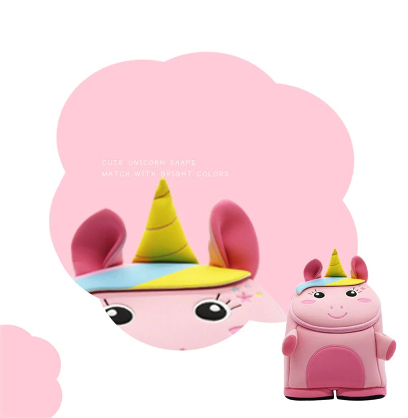 NOHOO Kids PINKY UNICORN (New) Waterproof Neoprene Multifunctional Travel CUTE