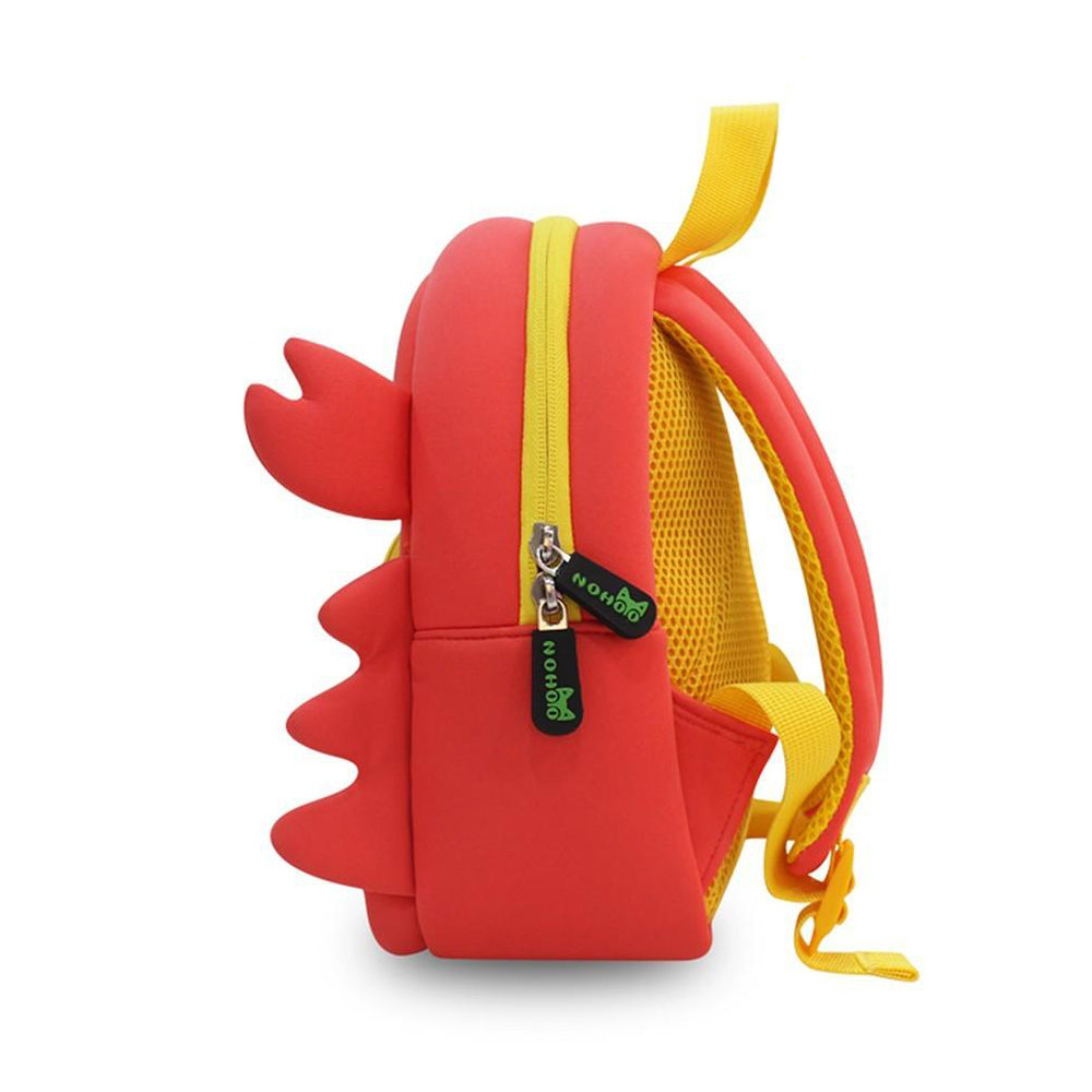 NOHOO Kid Crab Cute 3D Design School Bag Waterproof Preschool Backpack Bags