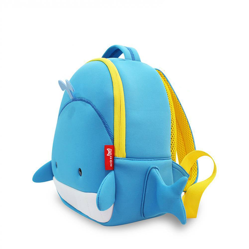 NOHOO Kid Backpack Whale (Blue)