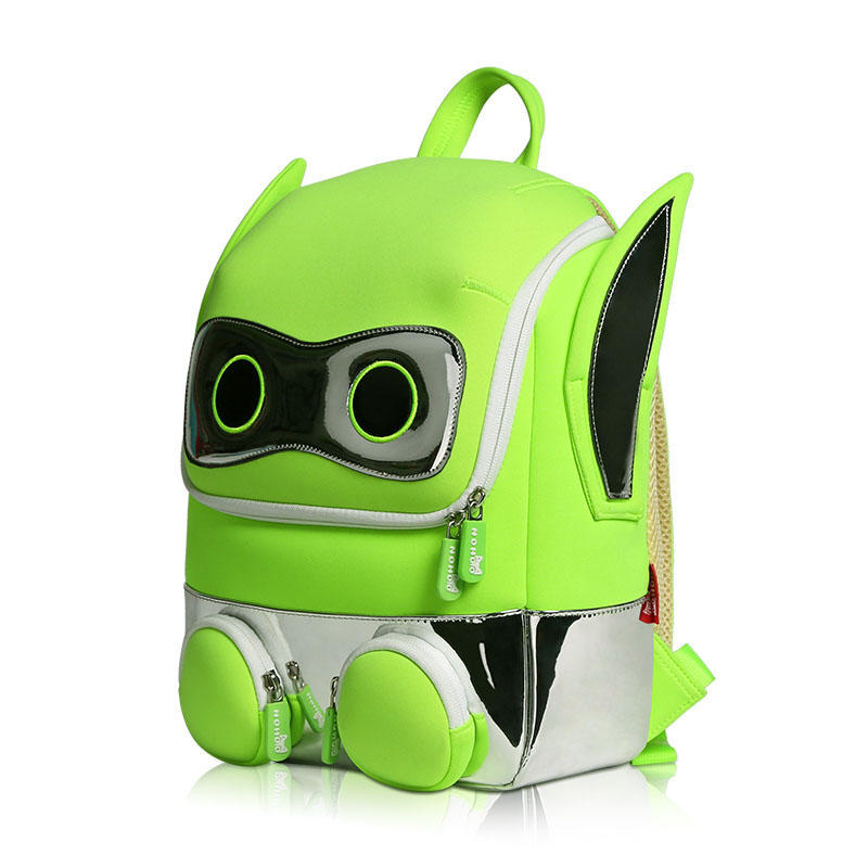 NOHOO Kid 3D Robot (New) Design School Bag Waterproof Preschool Backpack Bags