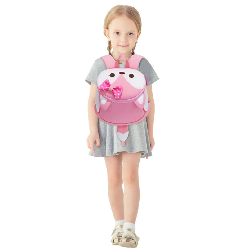 NOHOO Kids PINK LITTLE FOXY (New) Waterproof Harness Travel Newborn Cute Kids